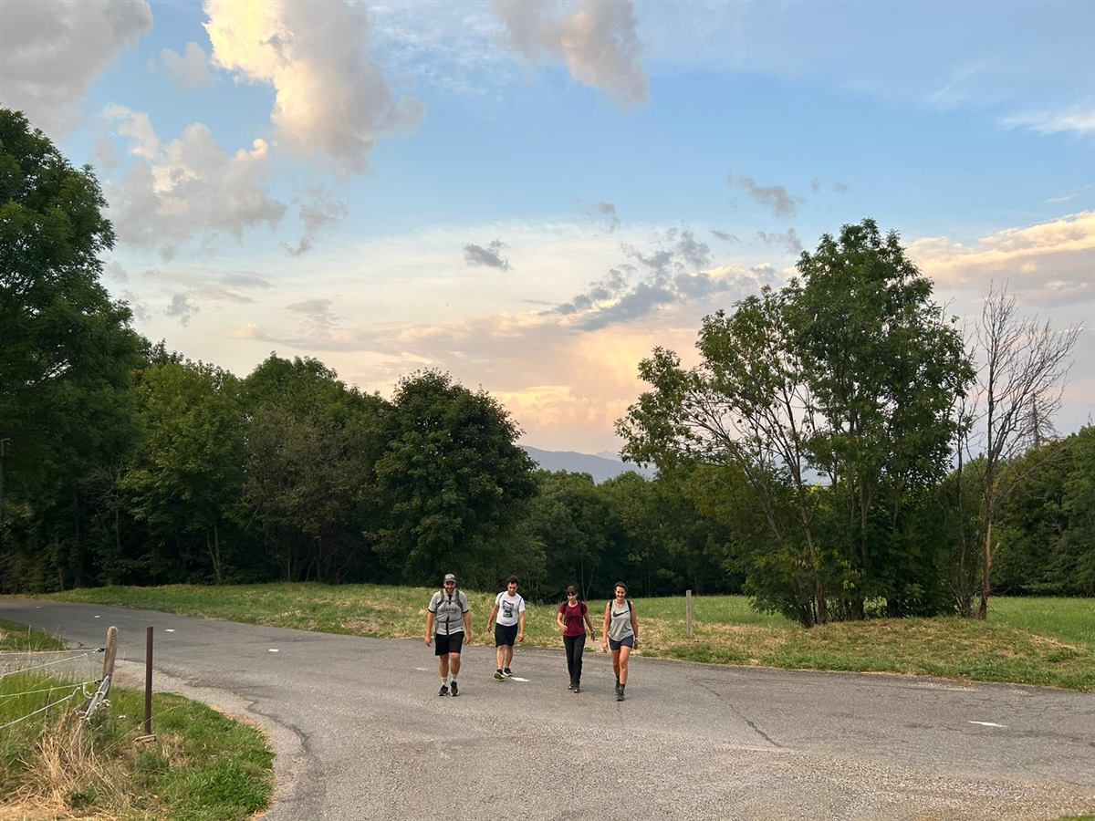 Coucher de soleil au téléphérique